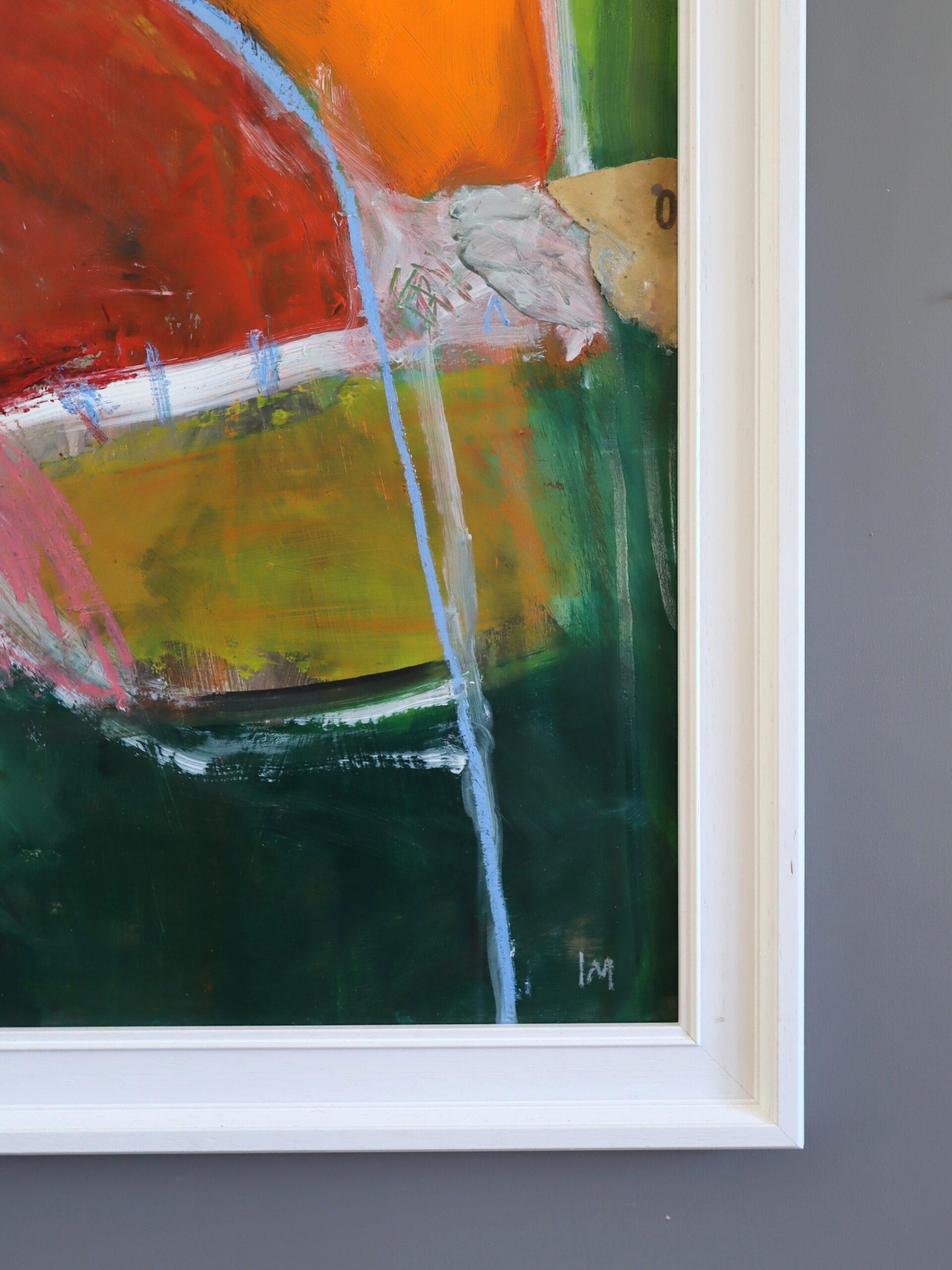 Pittura ad olio originale astratta britannica contemporanea - Recinzione in vendita 2