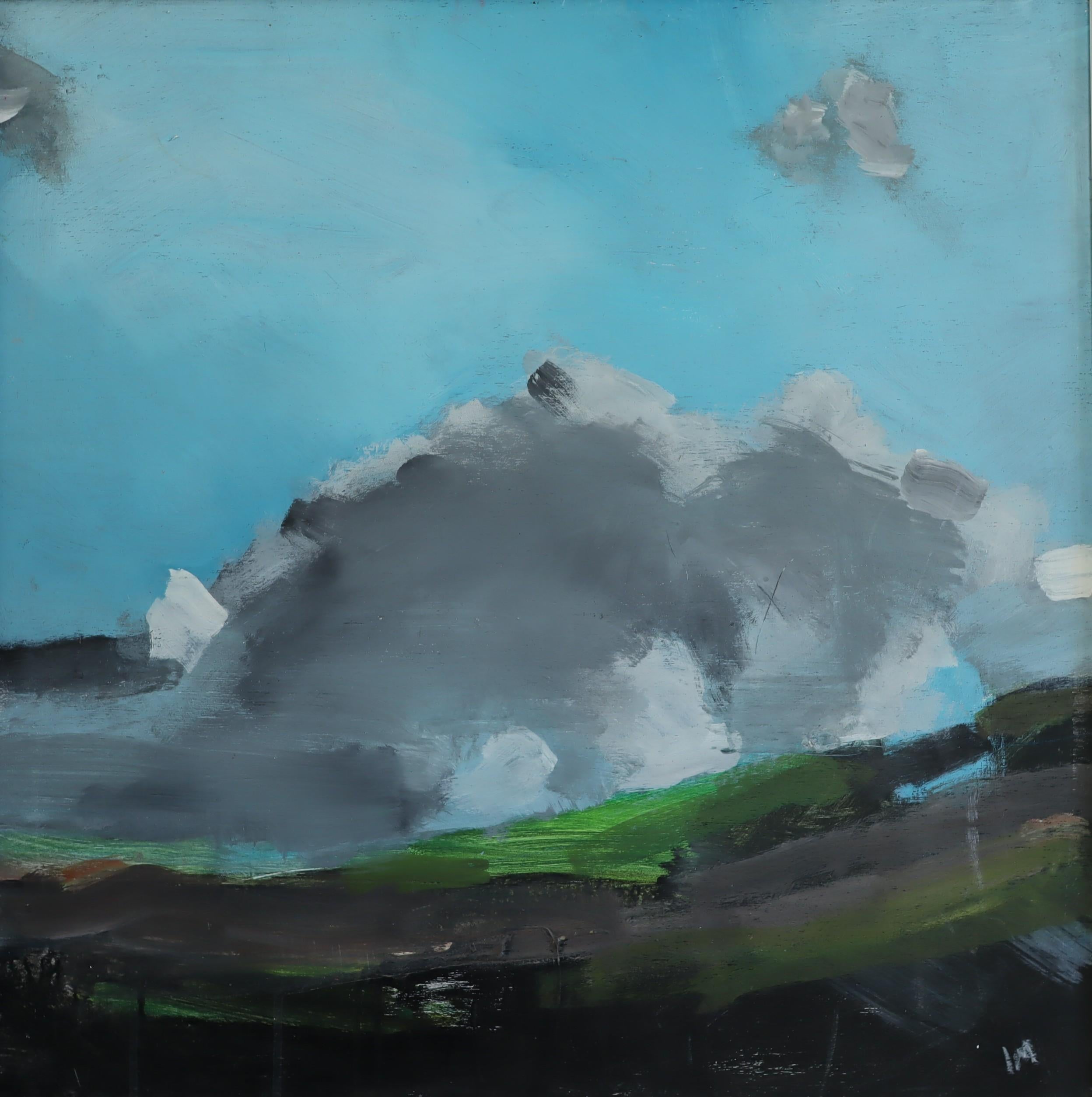 Contemporary British Original Abstract Landscape Oil Painting - Zennor For Sale 7