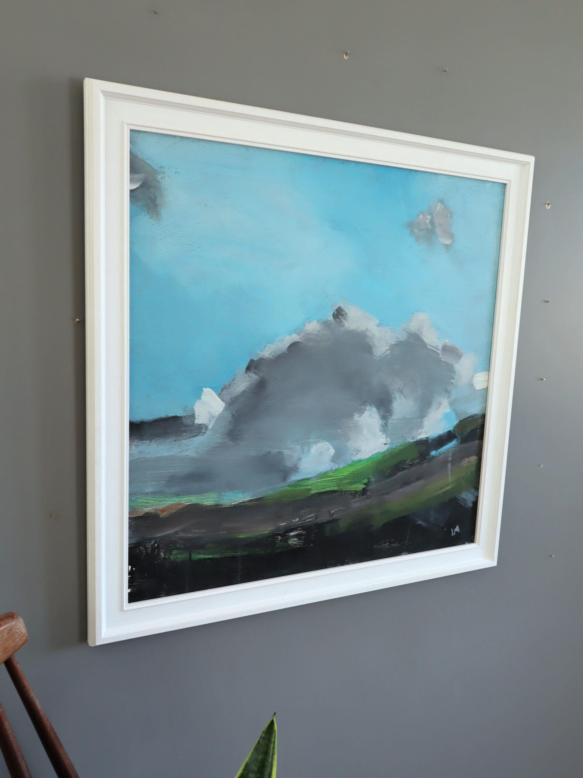 Contemporary British Original Abstract Landscape Oil Painting - Zennor For Sale 1
