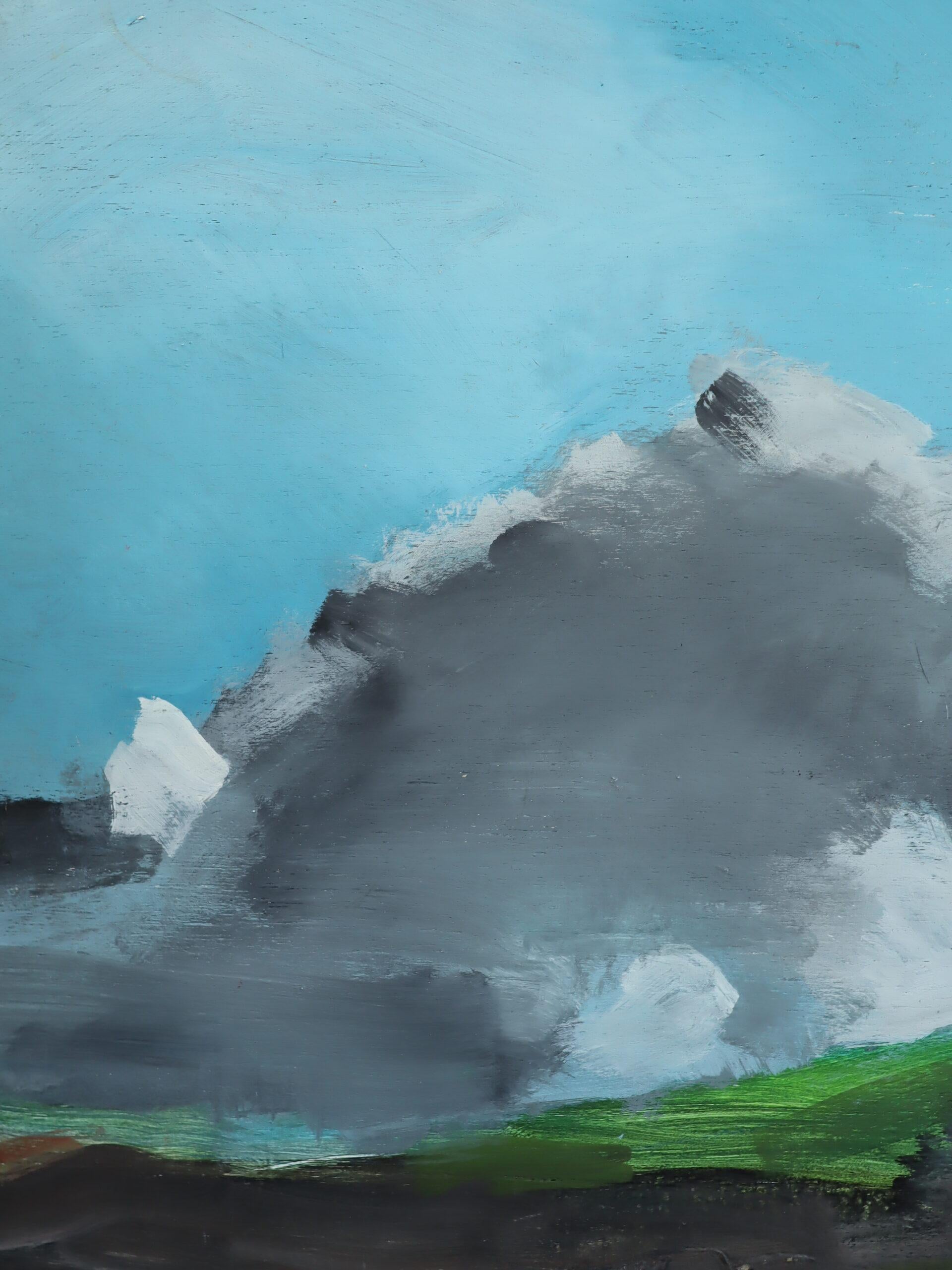 Contemporary British Original Abstract Landscape Oil Painting - Zennor For Sale 6