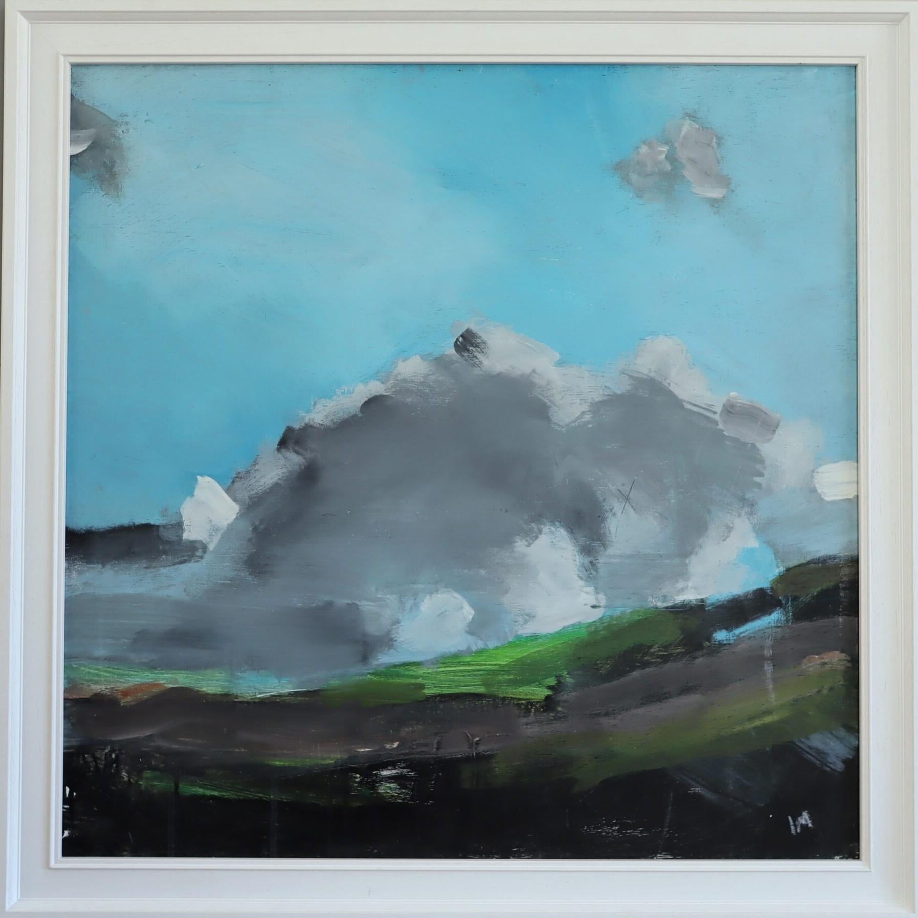 Contemporary British Original Abstract Landscape Oil Painting - Zennor