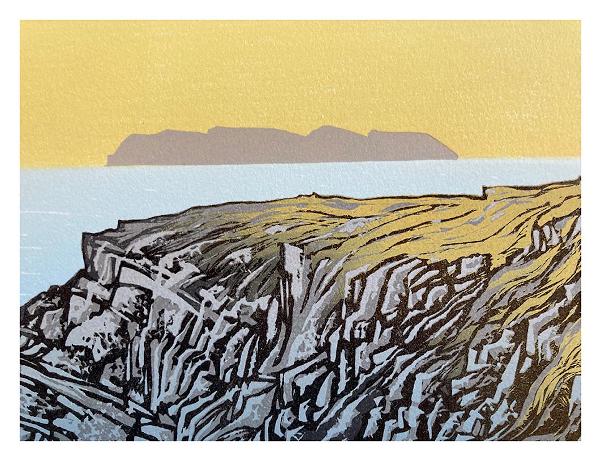 Sundown, Ian Phillips, Limited edition Print for sale, Woodcut and Linocut  For Sale 1