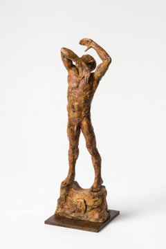 Man with Arms Raised