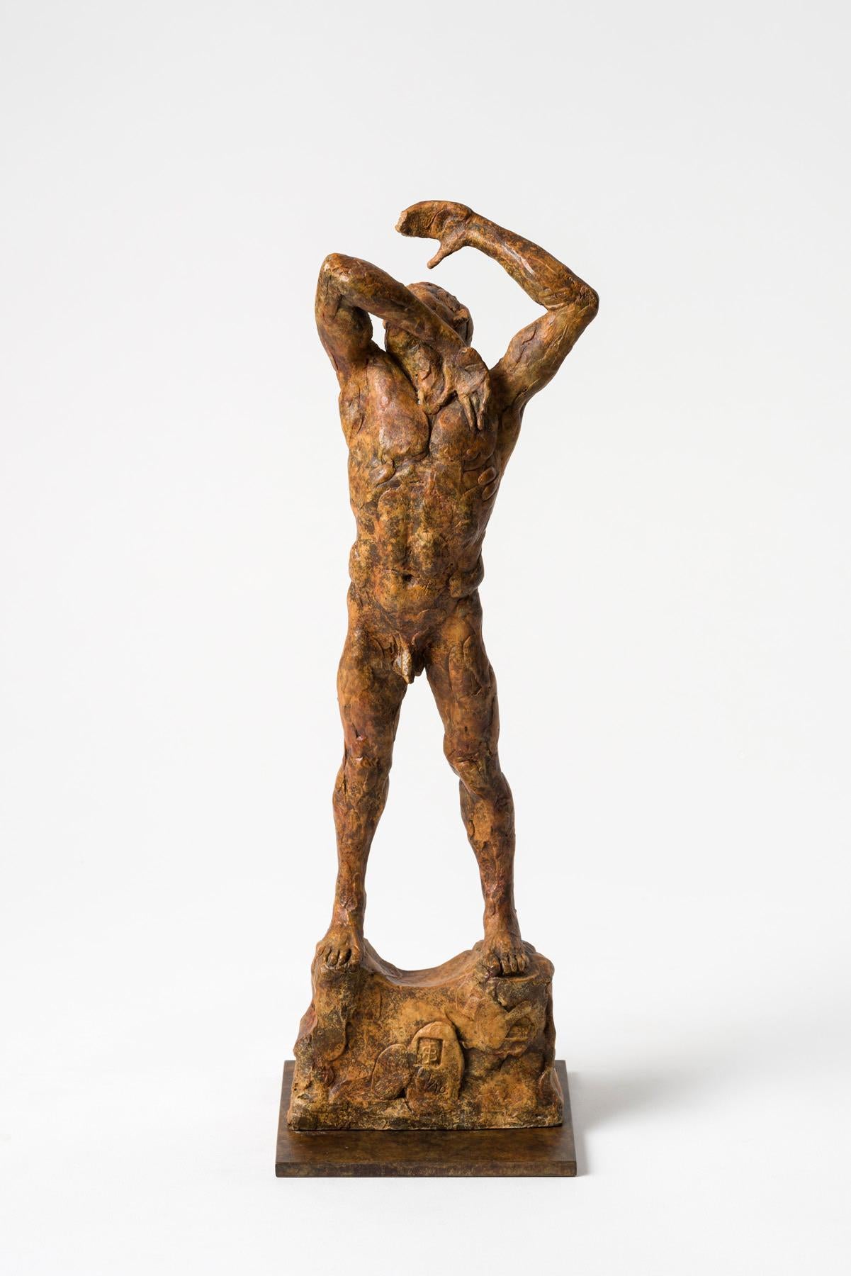 Man with Arms Raised