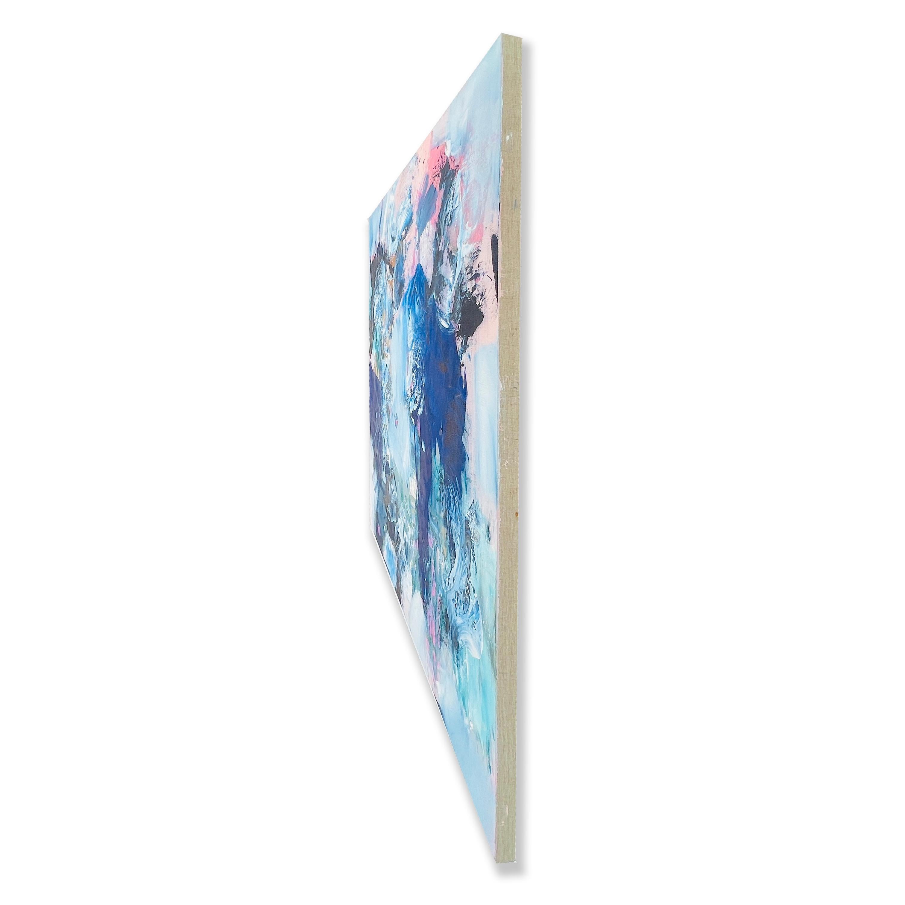 Questo quadro astratto originale su tela di 75 pollici è cablato e pronto per essere appeso. È firmato dall'artista sul retro dell'opera. 

L'opera di Ian Smith trasmette un'immensa energia attraverso un uso sorprendente del colore. L'abbandono di