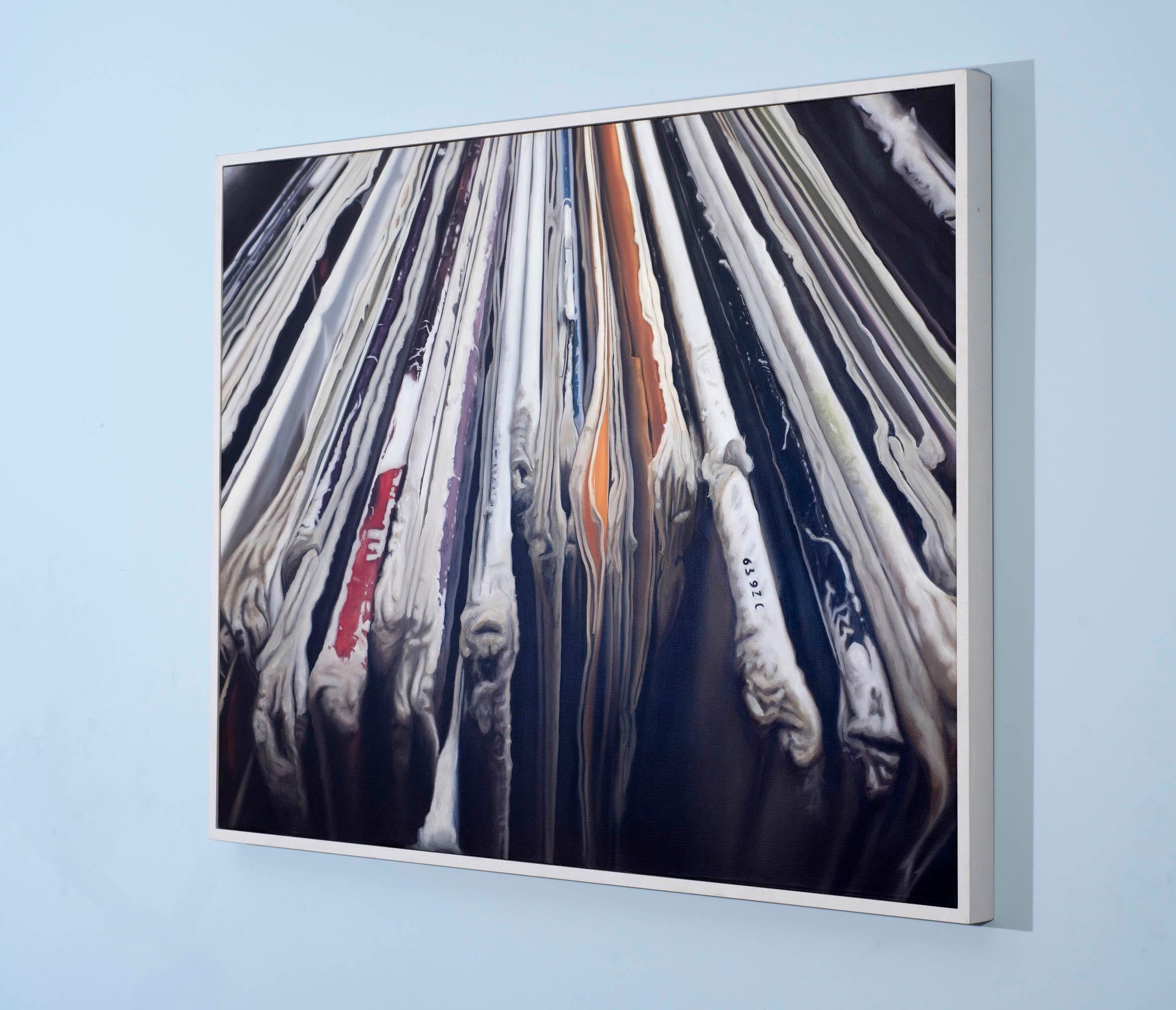 Ian Robinson - Albums and Twelves, Photorealistic Painting of a Vinyl ...