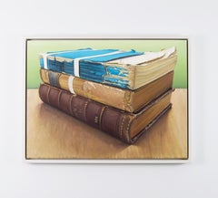 Horniman Library Anthropology Books: Photorealistic Painting  by Ian Robinson