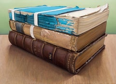 Horniman Library Anthropology Books: Photorealistic Painting  by Ian Robinson