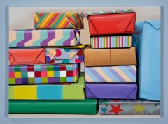 Presents Stack: Photorealistic Painting by Ian Robinson
