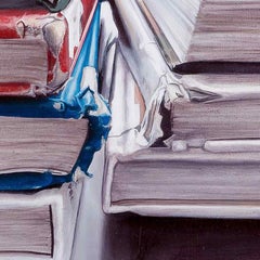 Richard Prince Photography Books: Photorealistic Oil Painting by Ian Robinson