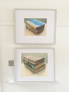 Travel Books: Photorealistic Oil Painting by Ian Robinson