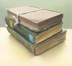 Livres de voyage : peinture à l'huile photoréaliste de Ian Robinson