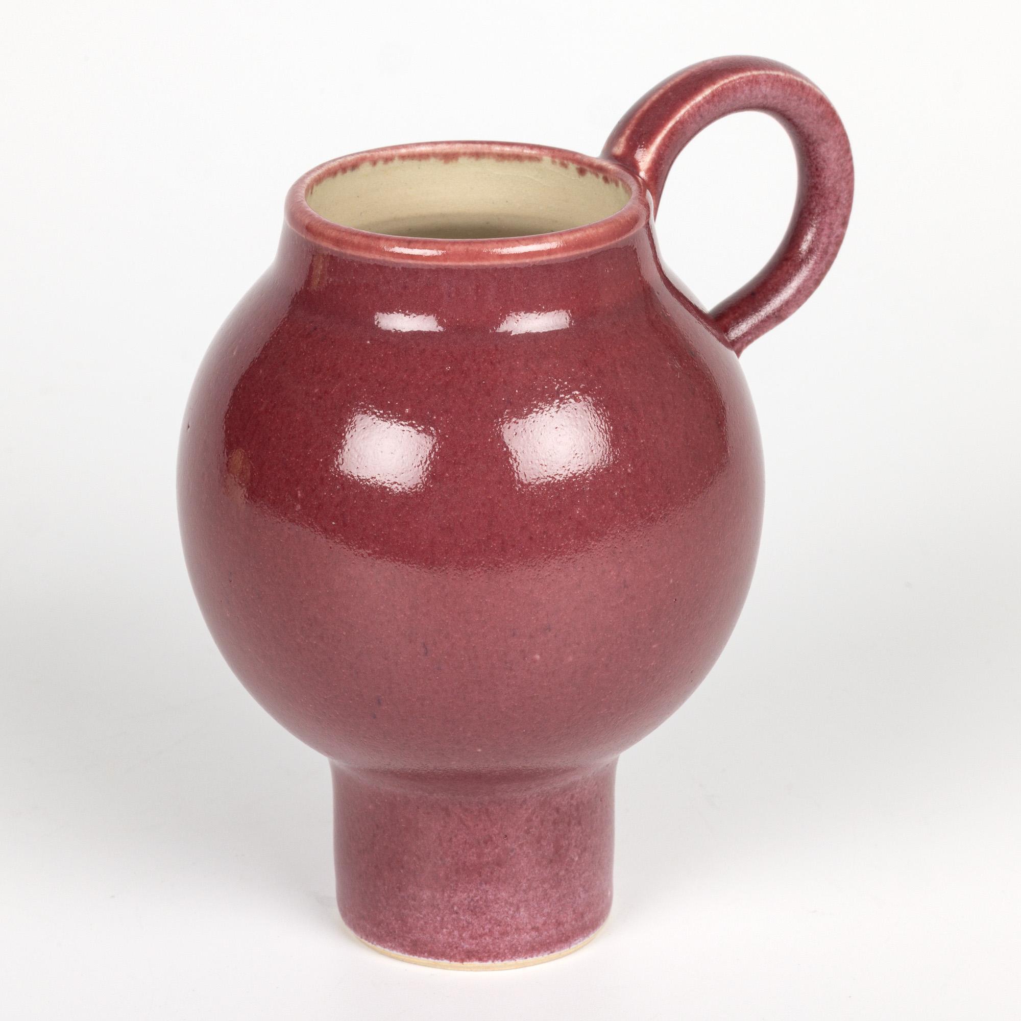 Vernissé Quatre tasses à café élégantes de Ian Rylatt, Studio Pottery en vente