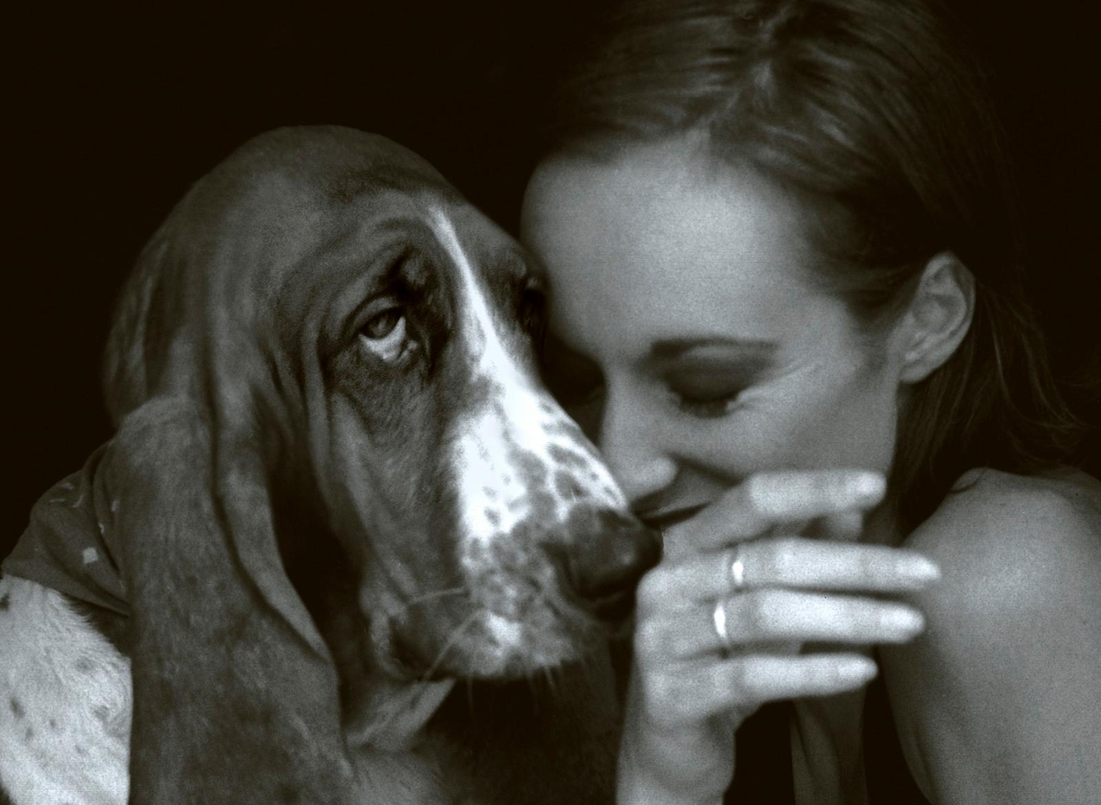 Banya- Signed limited edition still life print, Black white photo, Dog, Animal - Photograph by Ian Sanderson