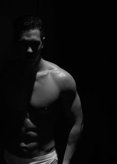 Ben 2 -Signed limited edition contemporary print, Black white, Man, Homoerotic