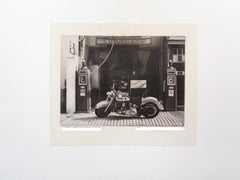 Platinum Palladium silver print, Limited Edition, Motocycle - Brighton 27