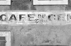 Café- Signed limited edition still life print, Black white, France