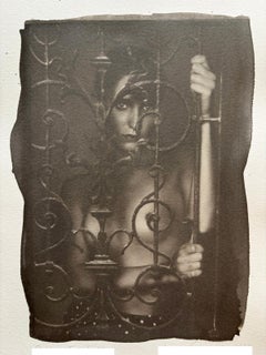 Caroline, Platin-Palladium-Druck, Limitierte Auflage, Nackte Frau, Contemporary