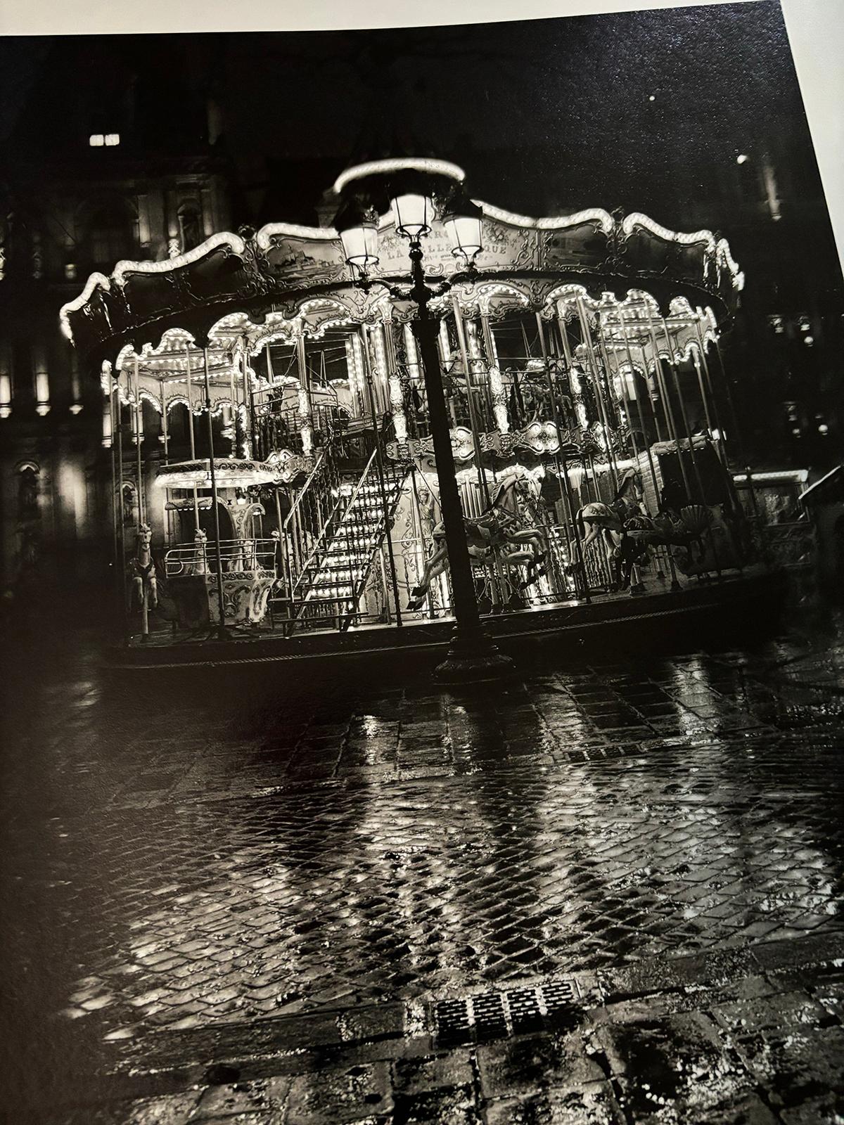 Carrousel-Signed limited edition still life print, Black white, Paris France For Sale 1