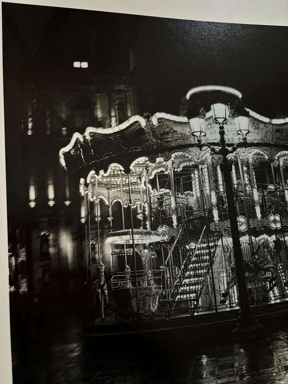Carrousel-Signed limited edition still life print, Black white, Paris France For Sale 2
