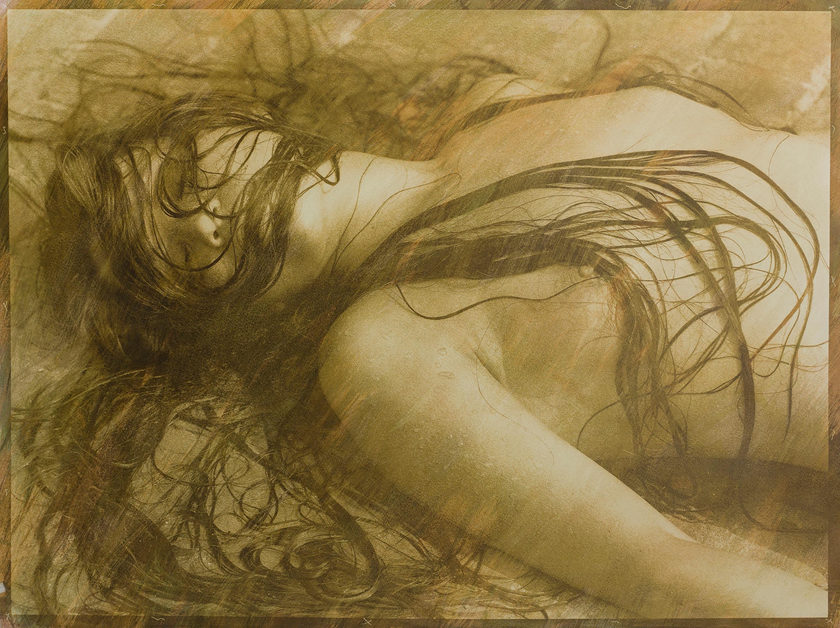 Dreamer- Signed limited edition fine art print, Color photo, Oversize nude model