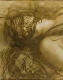 Dreamer- Stampa d'arte firmata in edizione limitata, foto a colori, modello di nudo oversize