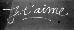 Je t'aime - Signed limited edition fine art print, Romantic Black white photo