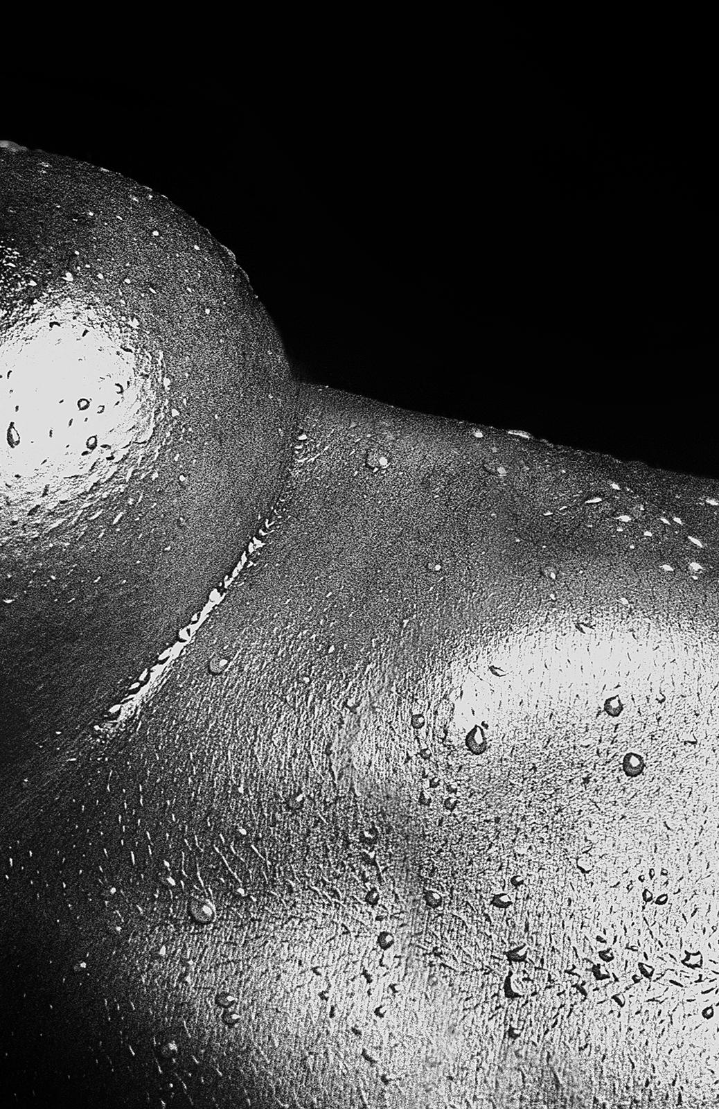 Jo-Signed limited edition fine art print, Black white photo, Nude, Square, Model - Contemporary Photograph by Ian Sanderson