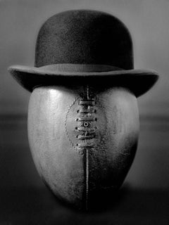 London -Signed limited edition still life print, Black white, Contemporary Hatball