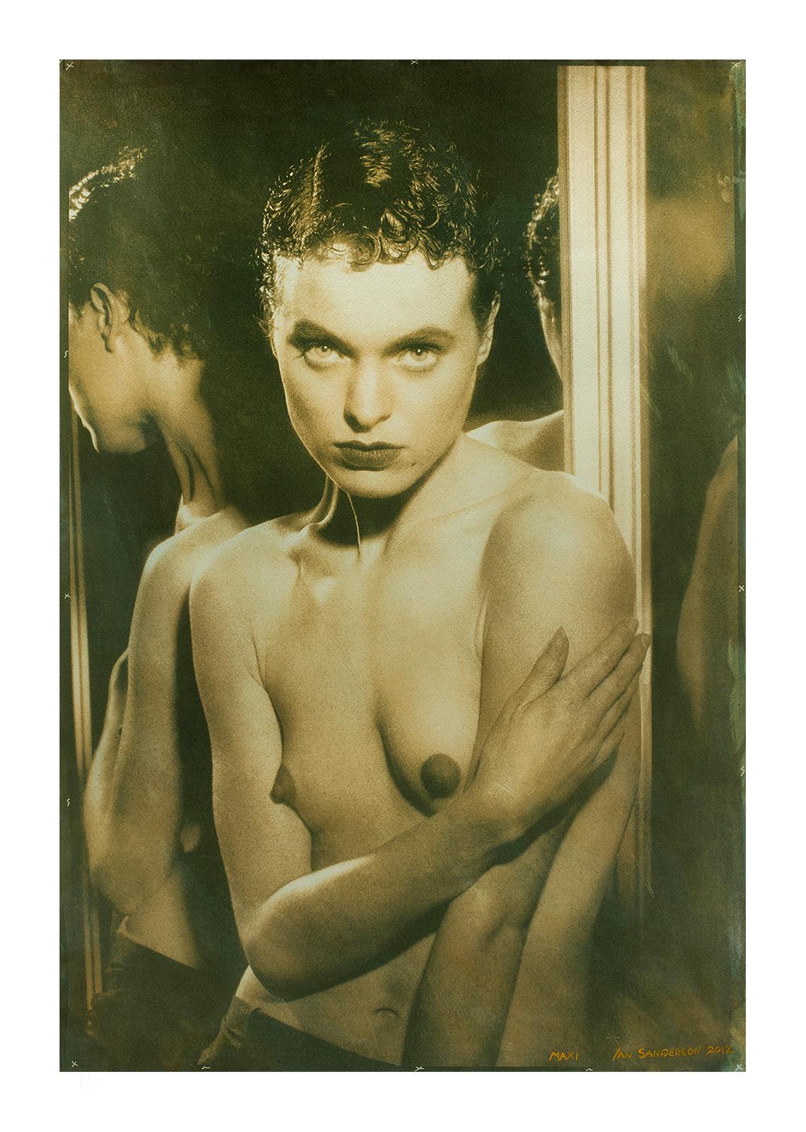 Maxi - Signed limited edition archival pigment print on an textured art paper -   Edition of 8  
Photography : 1988
Bichromate print : 2012

Will be part of Ian Sanderson's future Brighton 1980s retrospective exhibition

This image was captured on