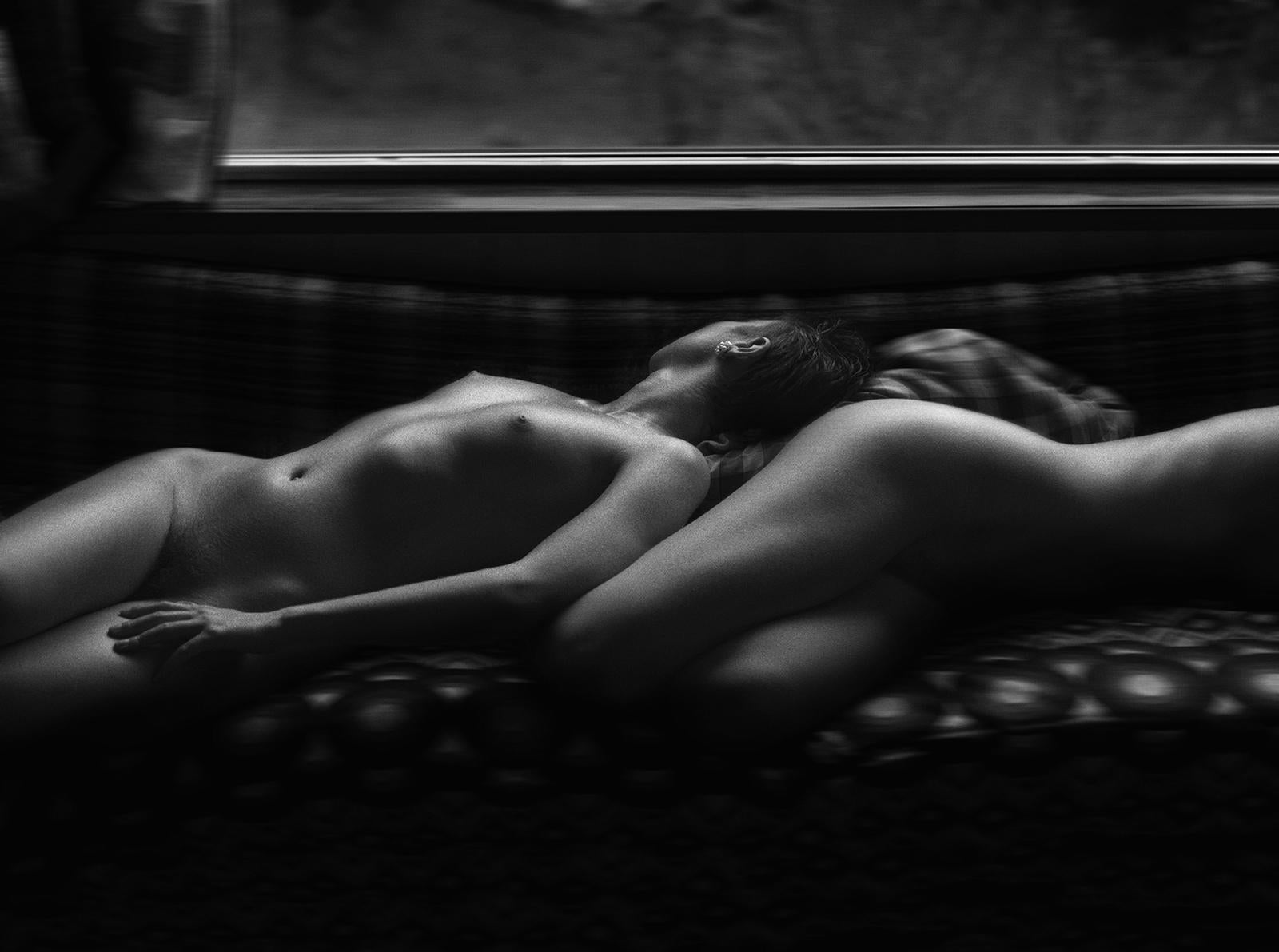 Franci &...-Signed Limited edition nude contemporary print, Black white photo For Sale 1