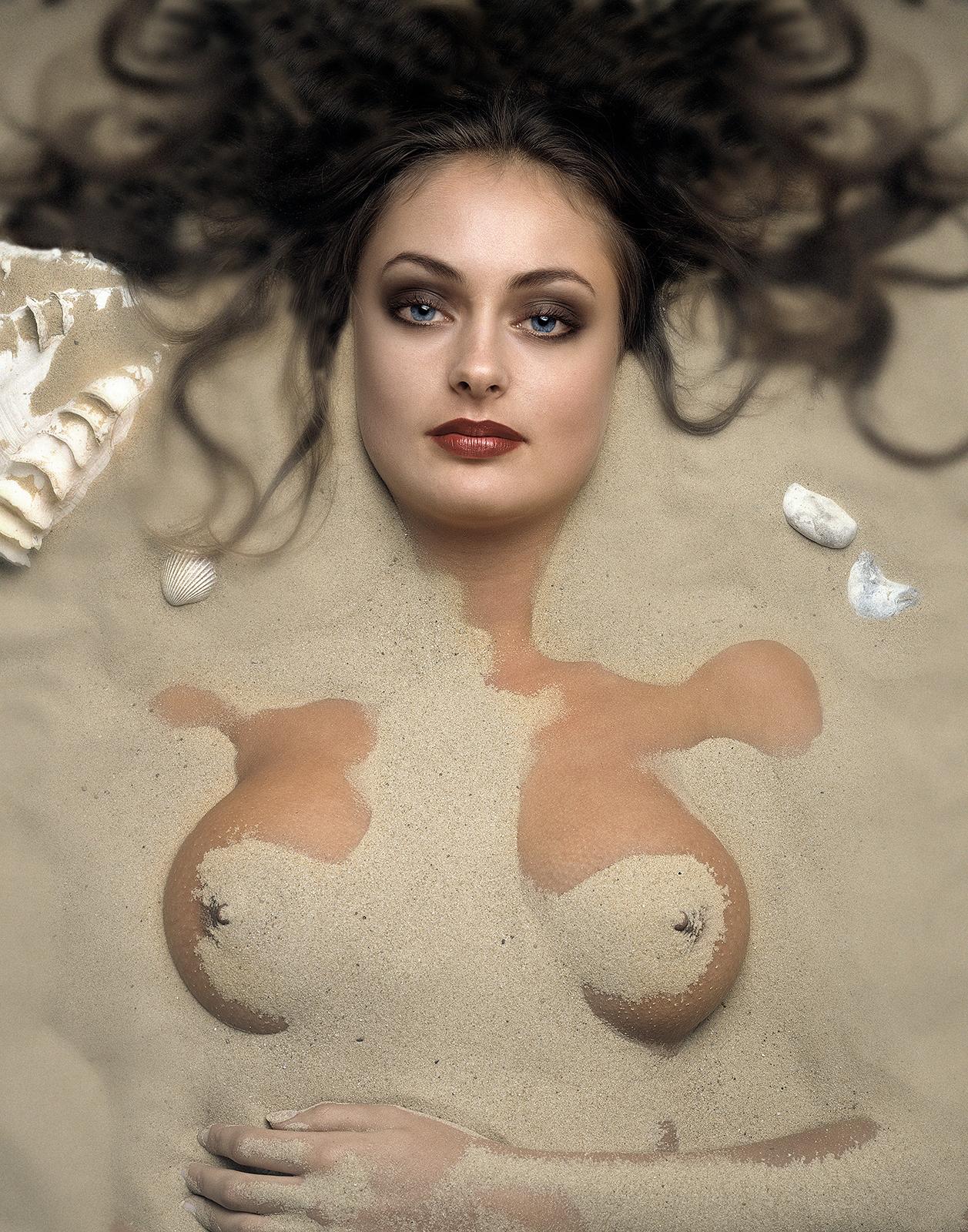 Impresión contemporánea de desnudo firmada de edición limitada, Foto de gran tamaño, Model- Miranda.