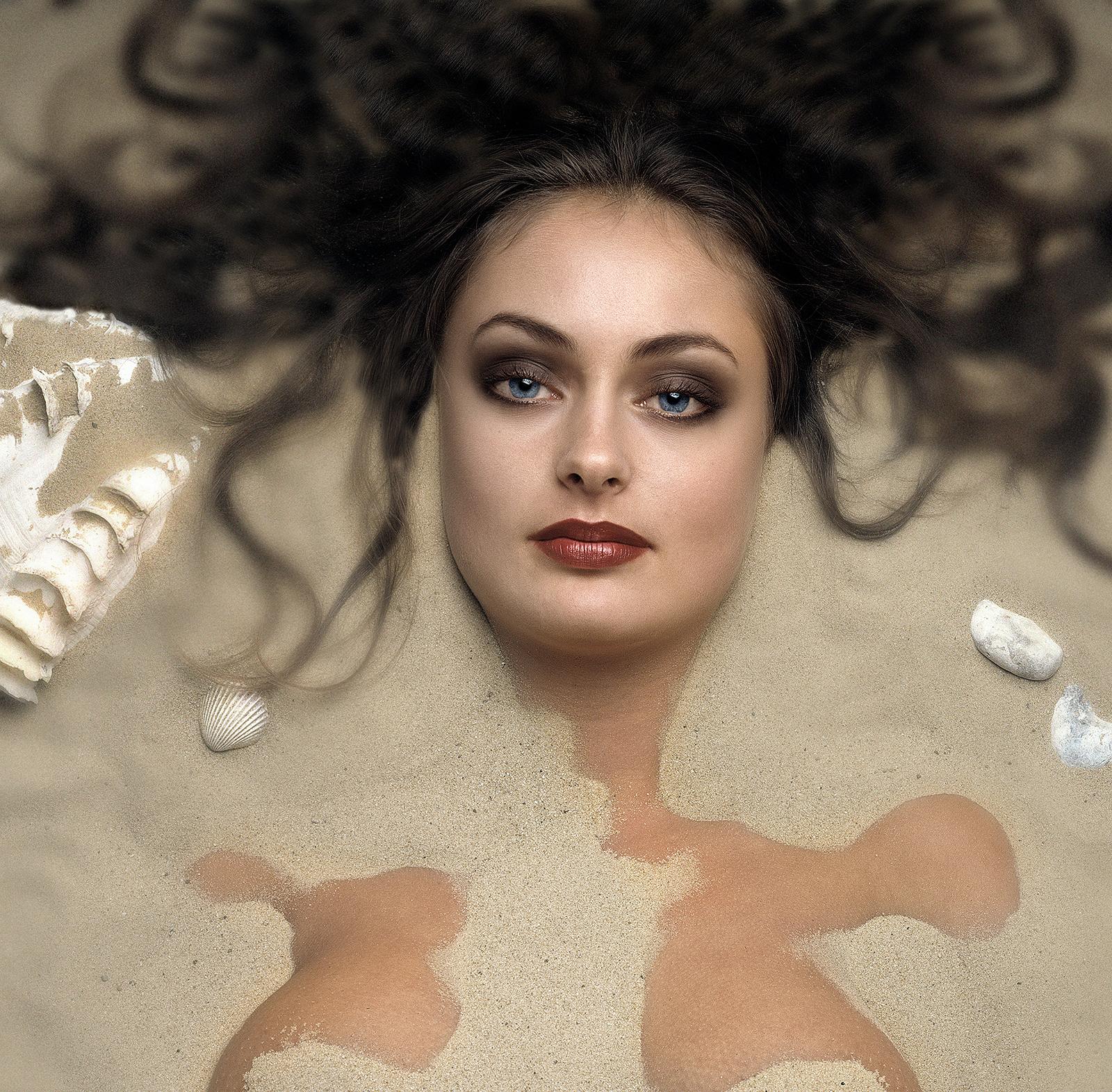 Figurative photo, Limited edition nude print, Contemporary, Sensual - Miranda - Brown Color Photograph by Ian Sanderson