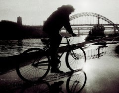 Newcastle - Signed limited edition art print, black white, Contemporary City