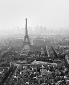 Paris Panorama- Signed limited edition still life print, Black white, Cityscape