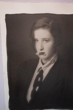 Platinum Palladium print - Limited Edition, Vintage, Eighties style -  Claire