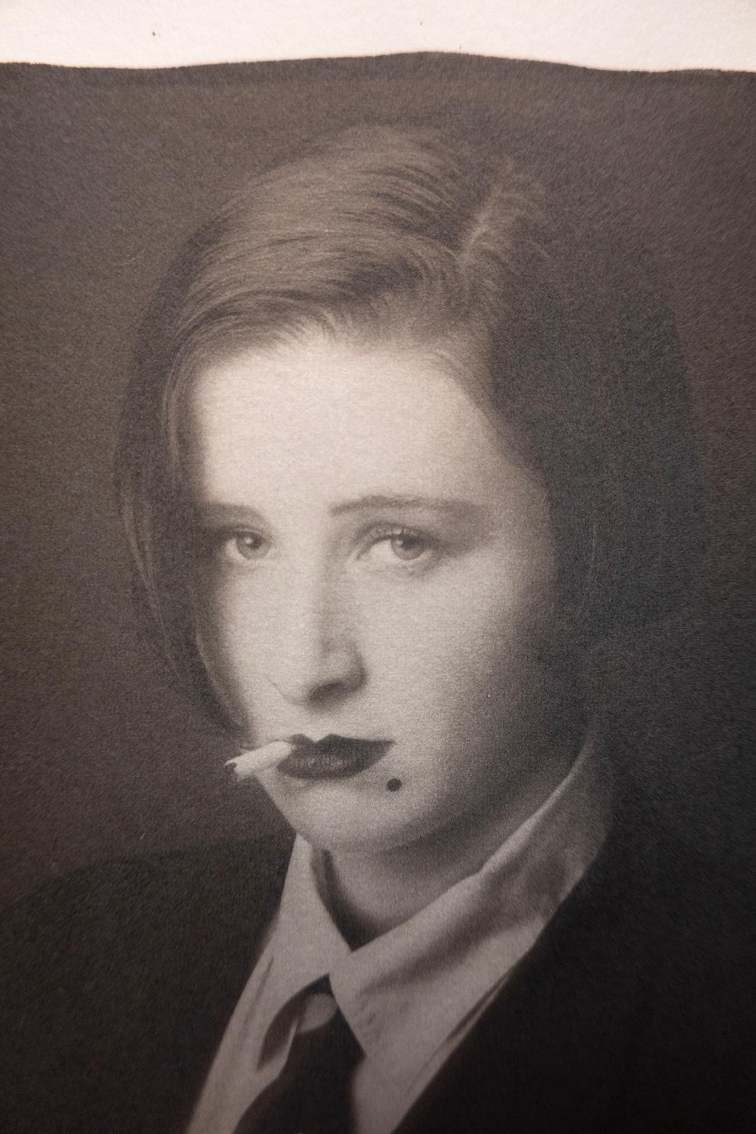 Platinum Palladium print - Limited Edition, Vintage, Eighties style -  Claire - Contemporary Photograph by Ian Sanderson