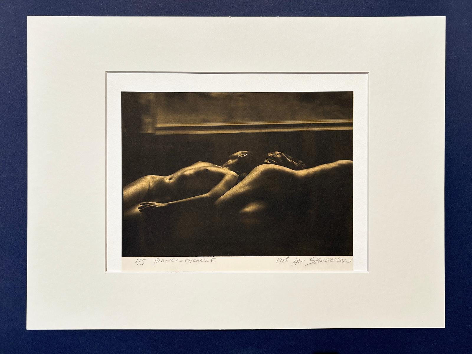 Franci - Sales !! Platinum Palladium print over pure Gold leaf, Limited Edition