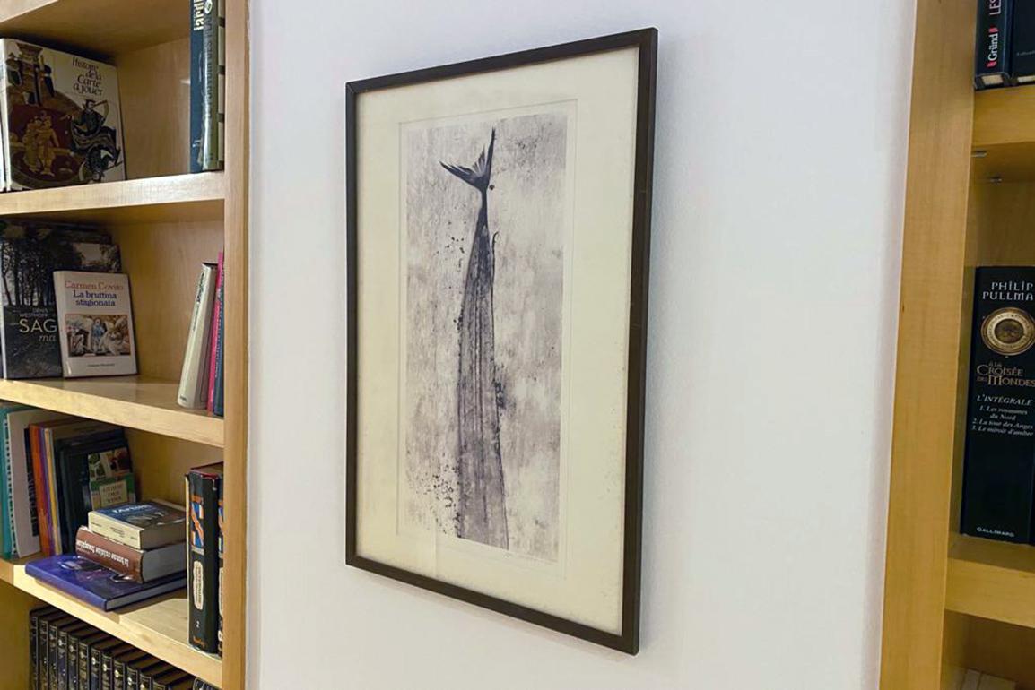 Sabre – signierter Kunstdruck in limitierter Auflage, Schwarz-Weiß-Foto, Natur, Fledermaus im Angebot 3