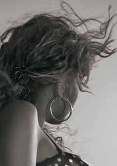 Carla - Signed limited edition model art print, Contemporary photo, Sensual, Black