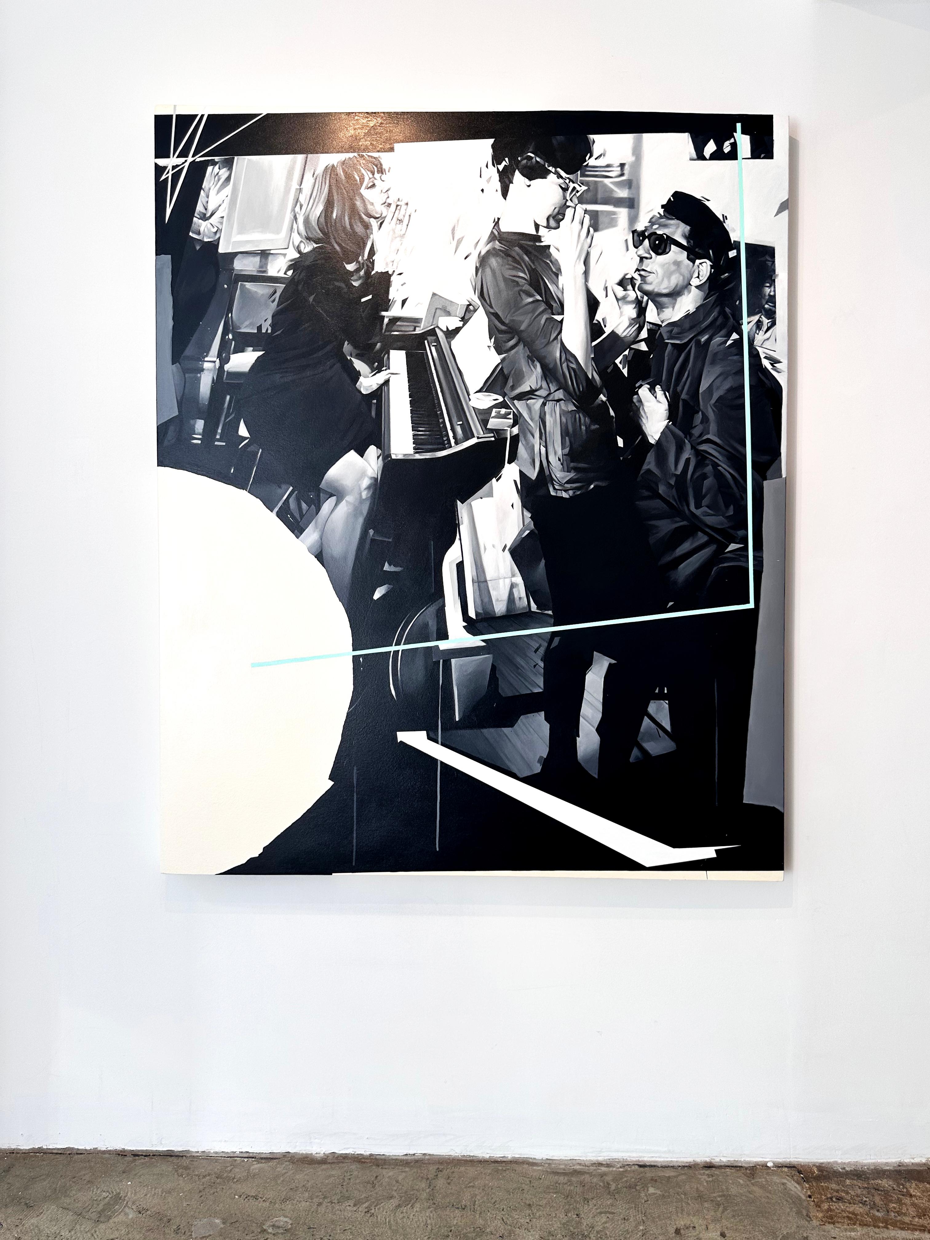 The Big Tickle - canvas painting - pop art by Ian Shults For Sale 1