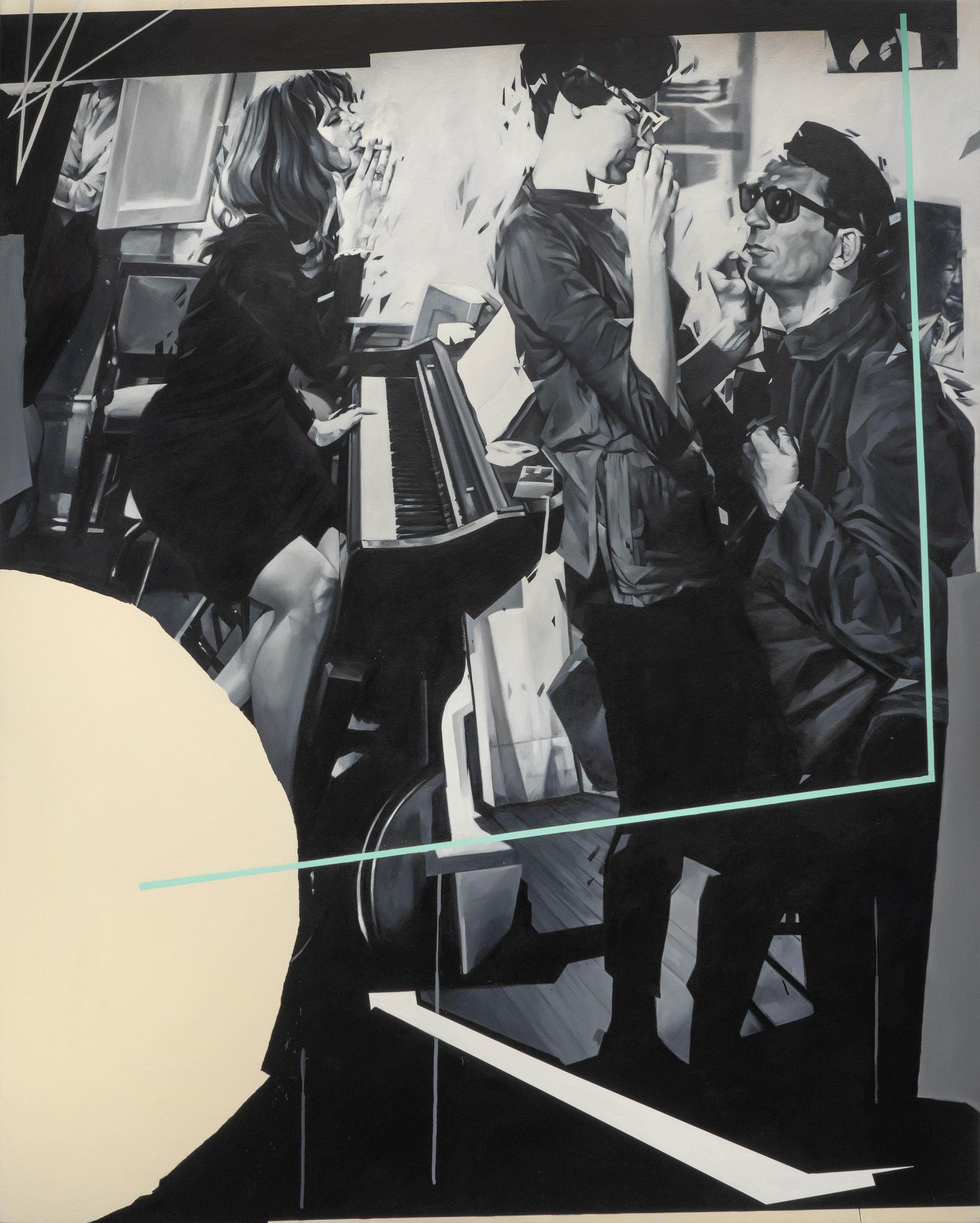 The Big Tickle - peinture sur toile - pop art par Ian Shults