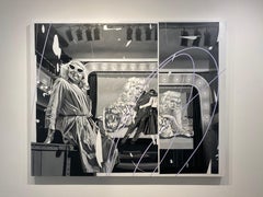 The Shame Agent Part One - peinture sur toile - pop art par Ian Shults