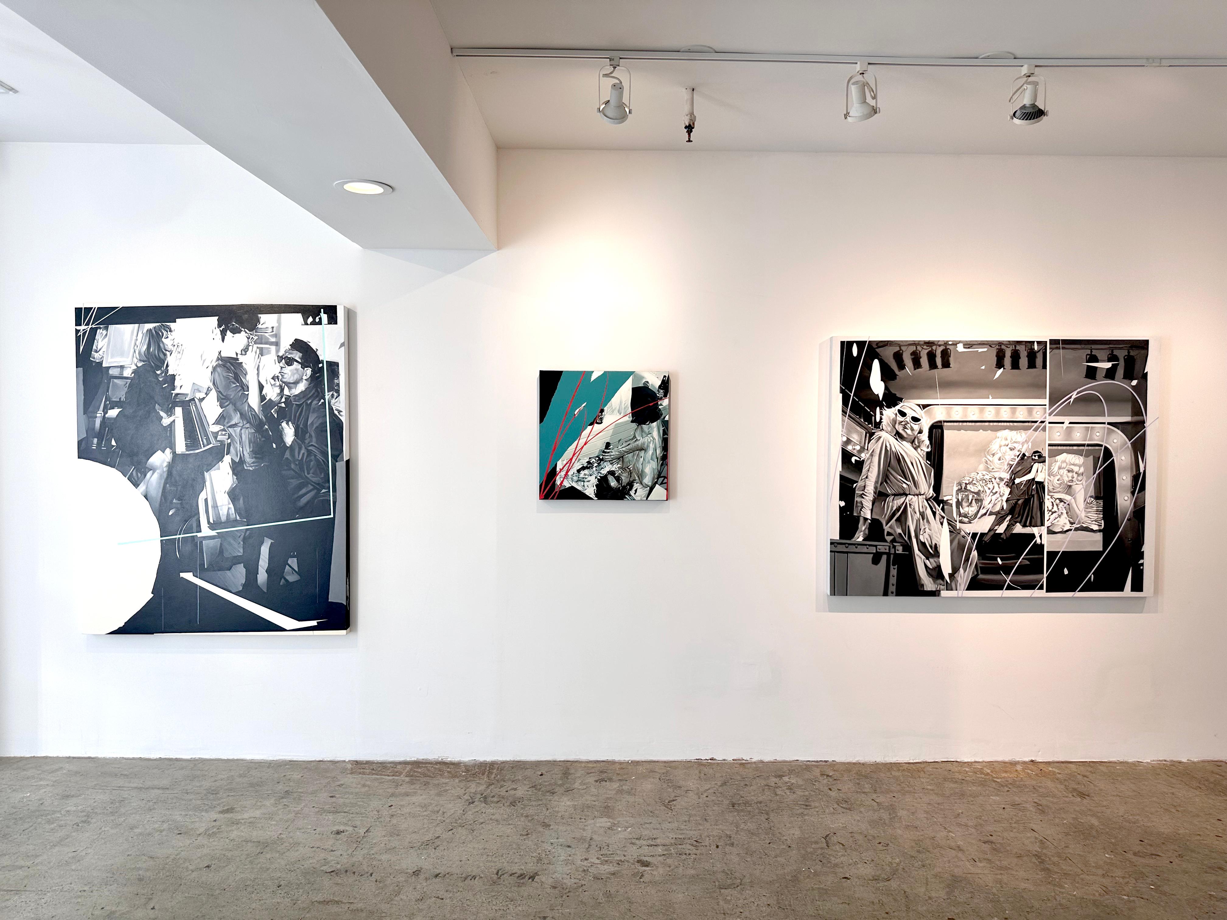 The Shame Agent Part One - peinture sur toile - pop art par Ian Shults en vente 7