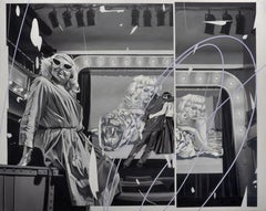 The Shame Agent Part One - peinture sur toile - pop art par Ian Shults