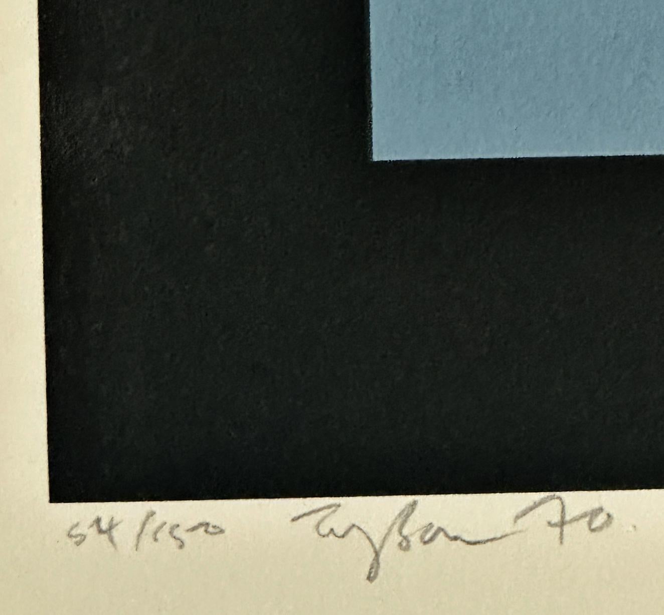 Diversions 1970 Signed Limited Edition Screen Print For Sale 1