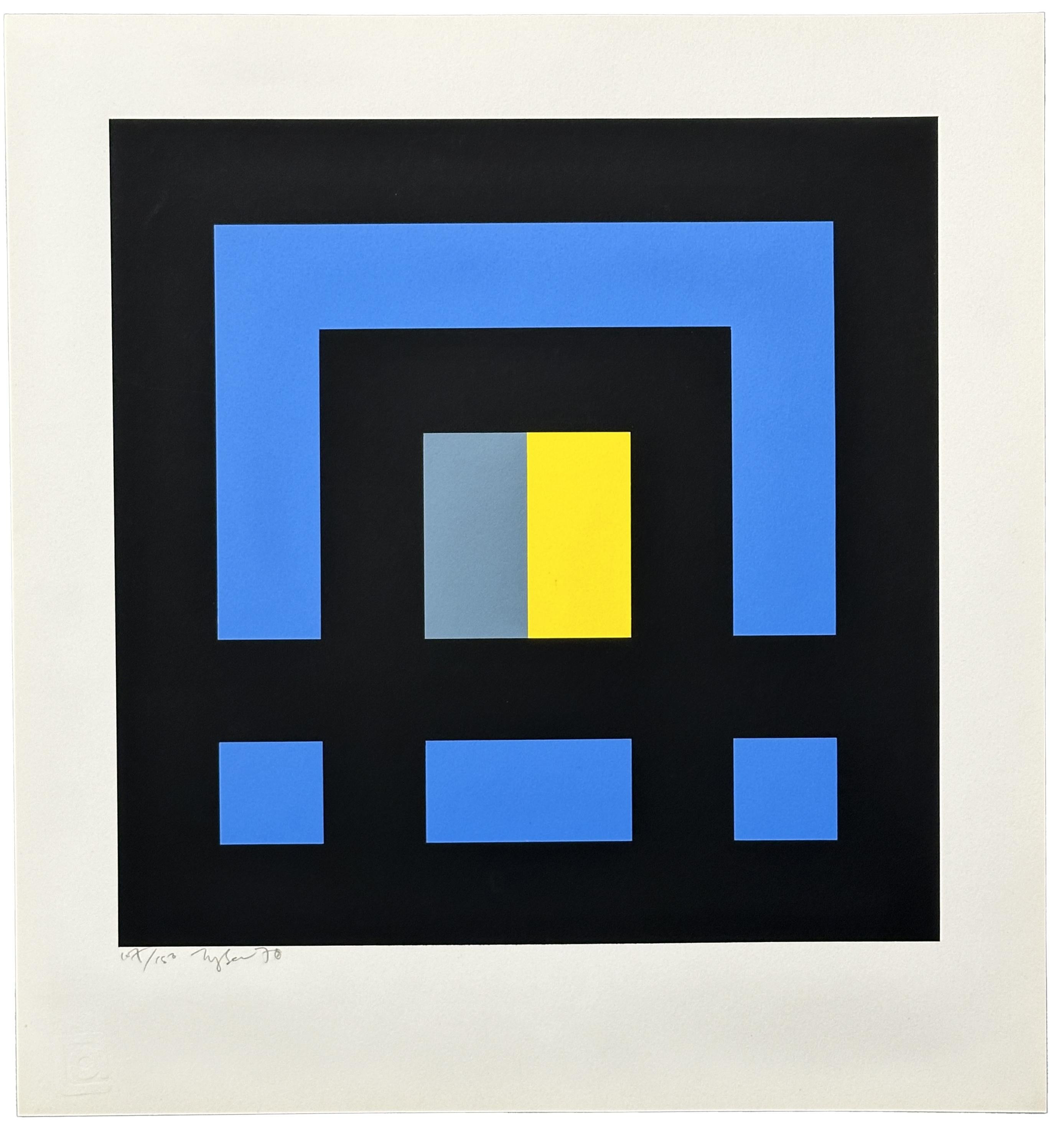 Ian Tyson Abstract Print - Diversions 1970 Signed Limited Edition Screen Print