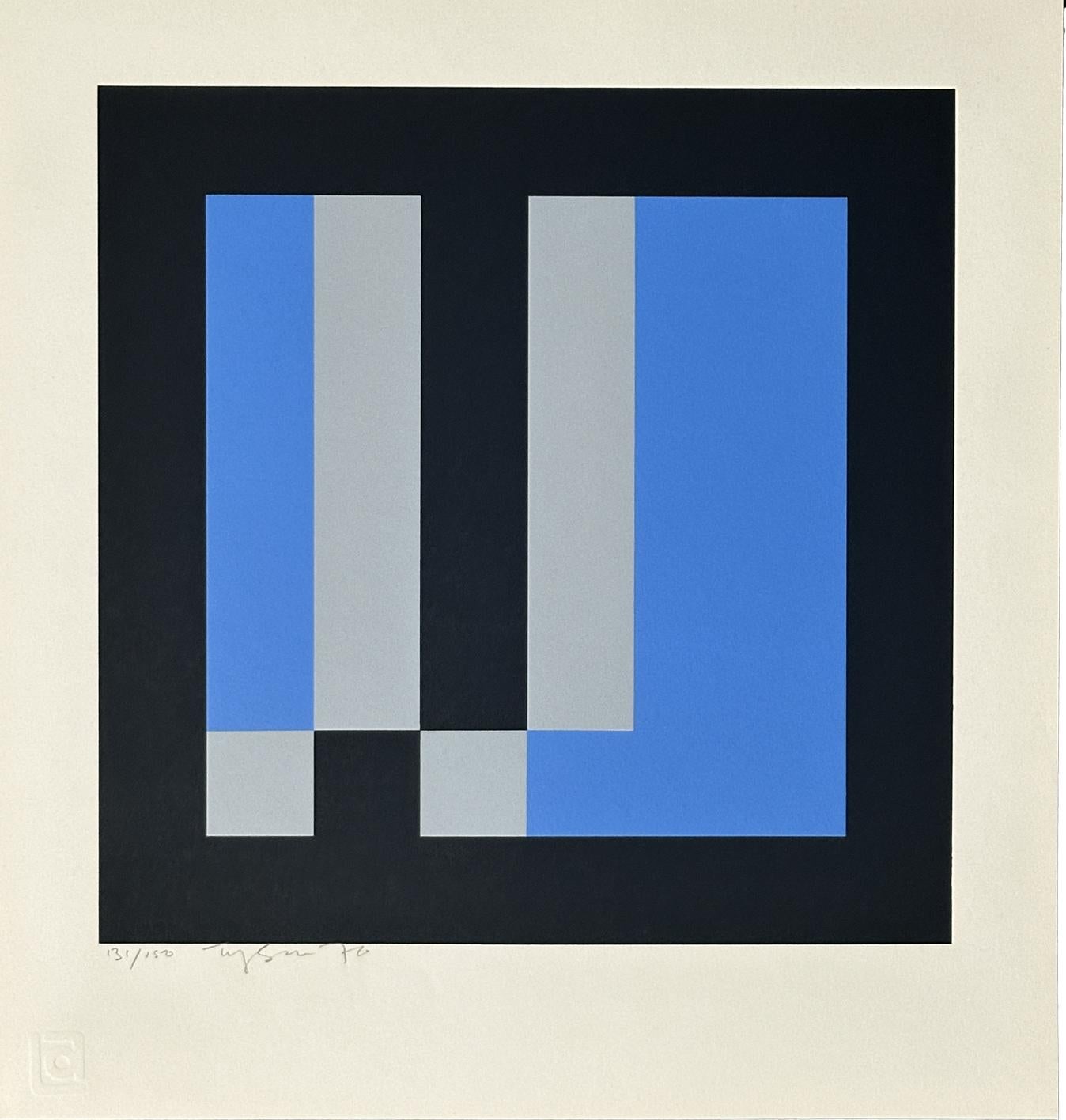 Ian Tyson Abstract Print - Diversions 1970 Signed Limited Edition Screen Print