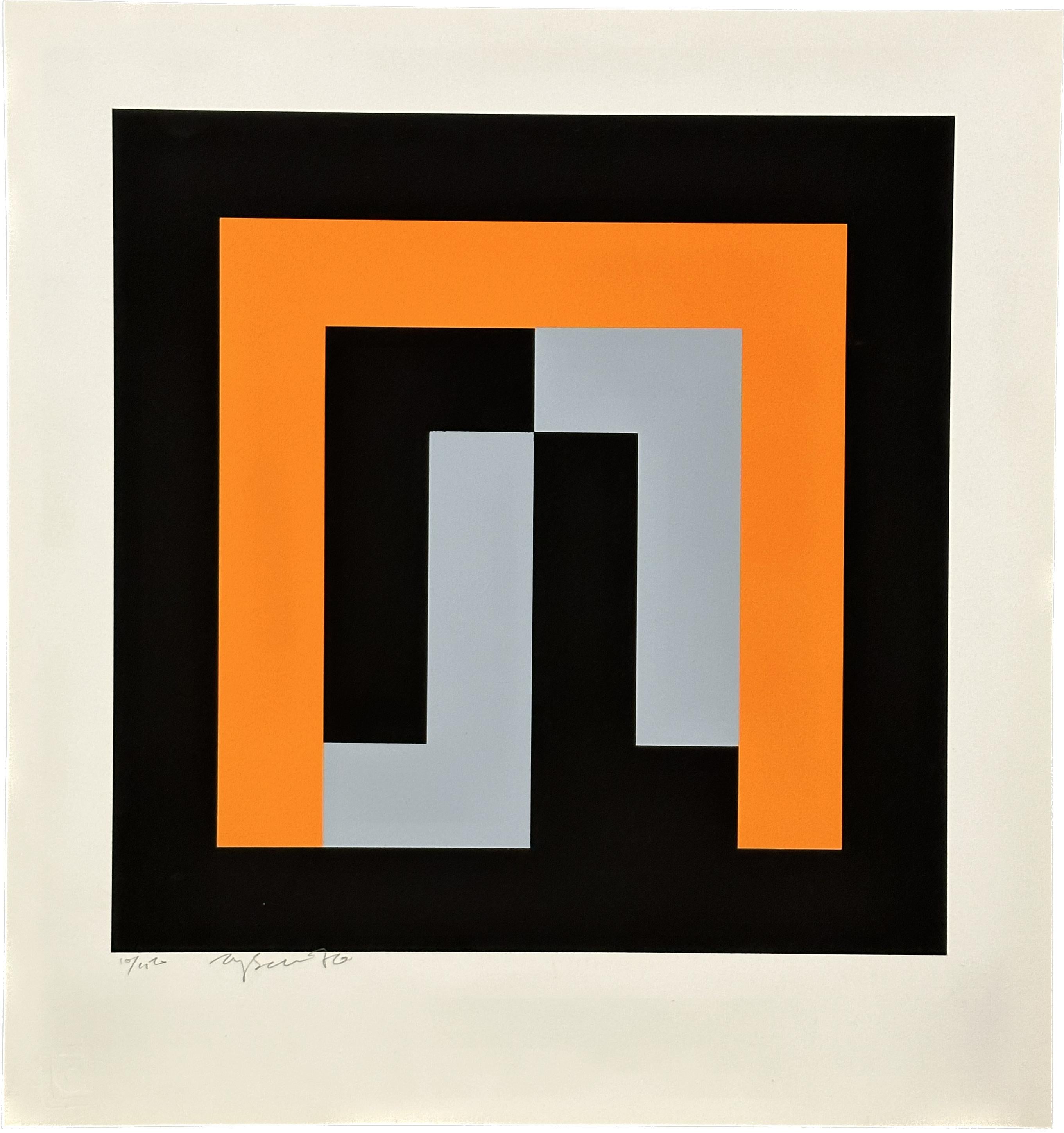 Ian Tyson Abstract Print -  Diversions XI 1970 Signed Limited Edition Screen Print