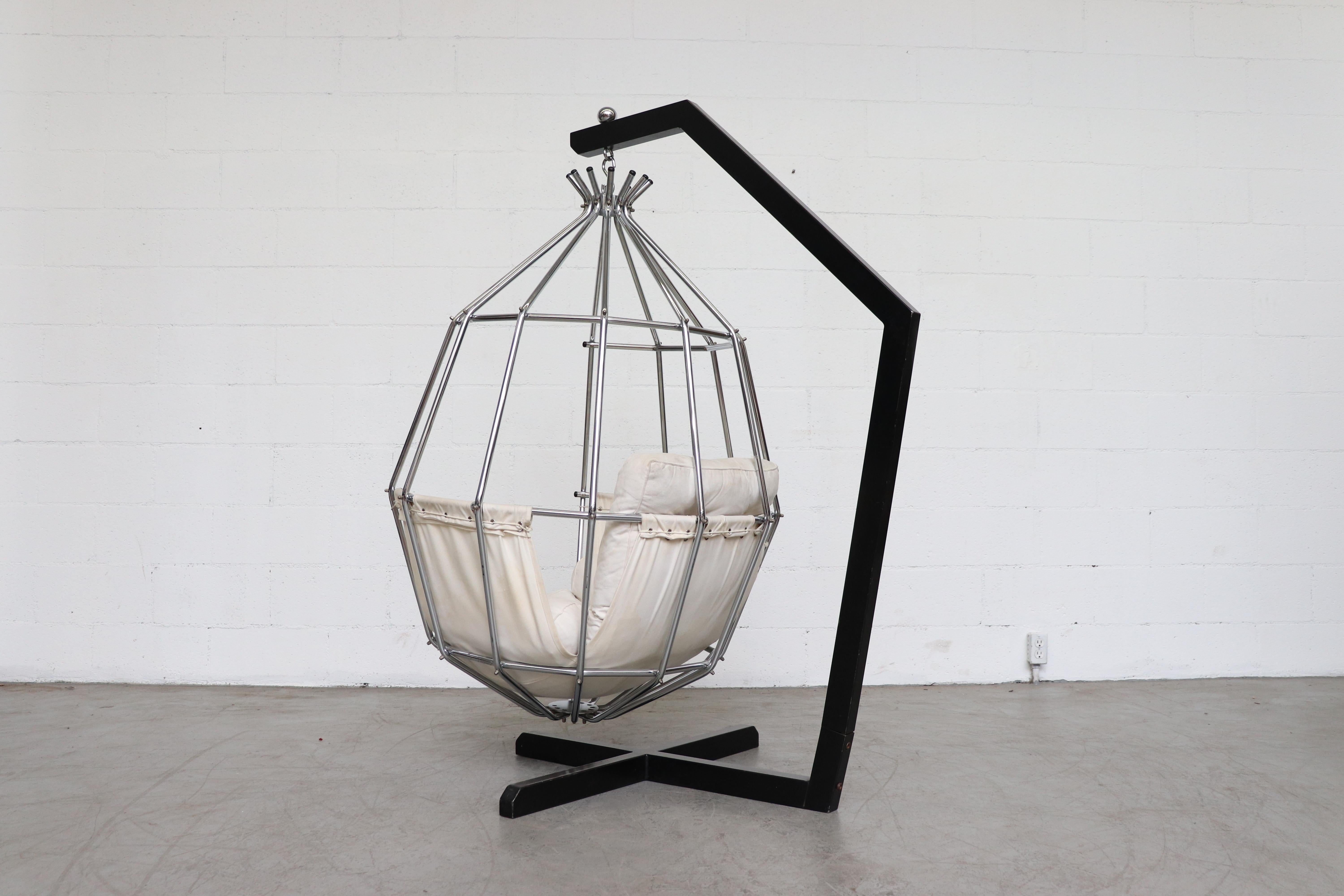 hanging bird cage chair